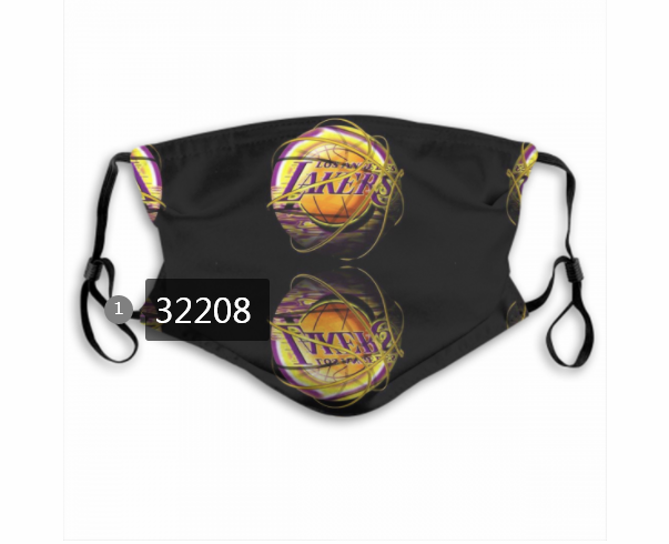 NBA 2020 Los Angeles Lakers16 Dust mask with filter->nba dust mask->Sports Accessory